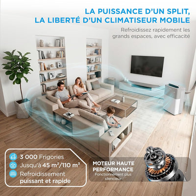 MIDEA Condizionatore PortaSplit Mobile Silenzioso 4-in-1| 12000 BTU